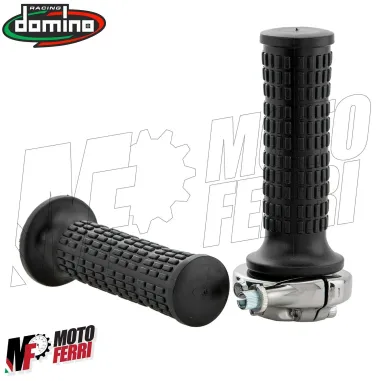 MF4358 Kit Comando Gas Domino Lario in Zama Cromato per Moto Epoca Vintage