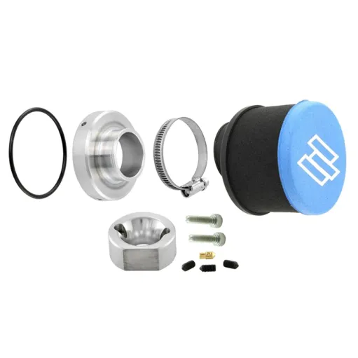 MF0701 Filtro Aria + Cornetto Aspirazione Polini Carburatore 24 Vespa PX 125 150 200