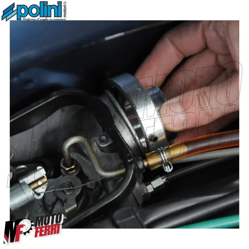 MF0701 Filtro Aria + Cornetto Aspirazione Polini Carburatore 24 Vespa PX 125 150 200