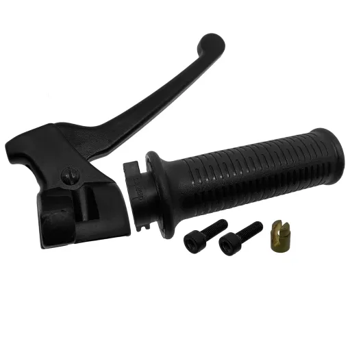 MF4363 Kit Comando Gas + Tubo + Manopole Domino Nero per Aprilia Amico 50cc