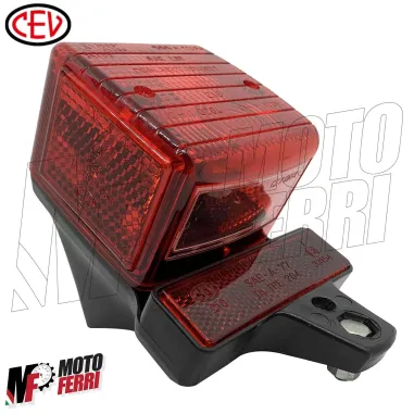 MF4364 - Fanale Stop CEV Posteriore Biluce 2 Luci Universale Ciclomotore Epoca