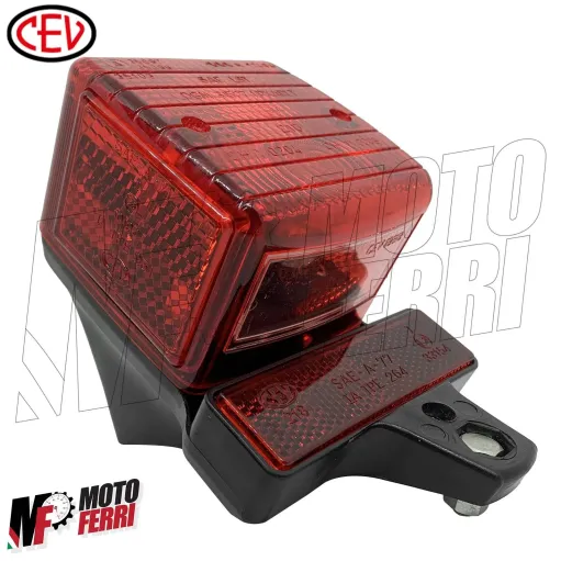 MF4364 - Fanale Stop CEV Posteriore Biluce 2 Luci Universale Ciclomotore Epoca