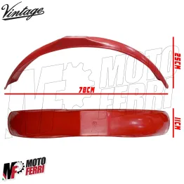 MF4369 Parafango Anteriore Rosso Vintage Universale Cross Enduro Regolarità 2