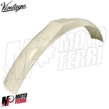 MF4370 - Parafango Anteriore Bianco Vintage Universale Cross Enduro Regolarità