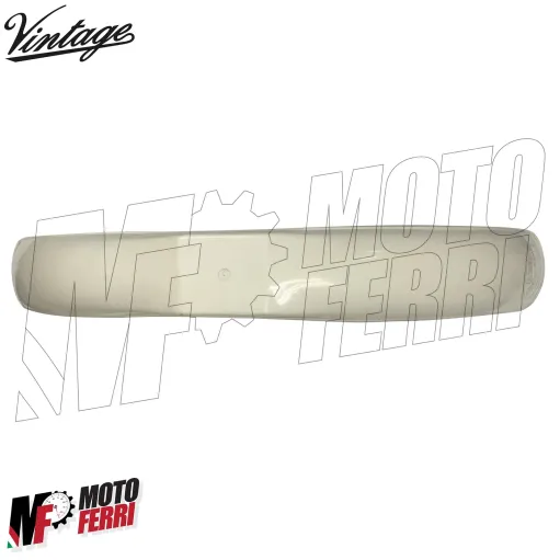 MF4370 - Parafango Anteriore Bianco Vintage Universale Cross Enduro Regolarità