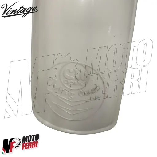 MF4370 - Parafango Anteriore Bianco Vintage Universale Cross Enduro Regolarità