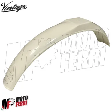 MF4370 - Parafango Anteriore Bianco Vintage Universale Cross Enduro Regolarità