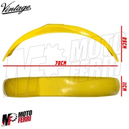 MF4372 Parafango Anteriore Giallo Vintage Universale Cross Enduro Regolarità 2