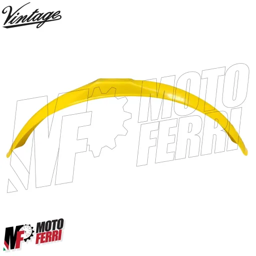 MF4372 Parafango Anteriore Giallo Vintage Universale Cross Enduro Regolarità