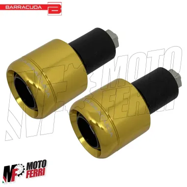 MF1361 Stabilizzatori Manubrio Barracuda Antivibranti Oro Universale per Moto