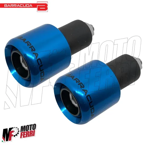 MF4374 Stabilizzatori Manubrio Barracuda Antivibranti Blu Universale per Moto