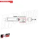 MF4375 Adattatori Yamaha per Stabilizzatori Manubrio Barracuda TMax MT07 MT09