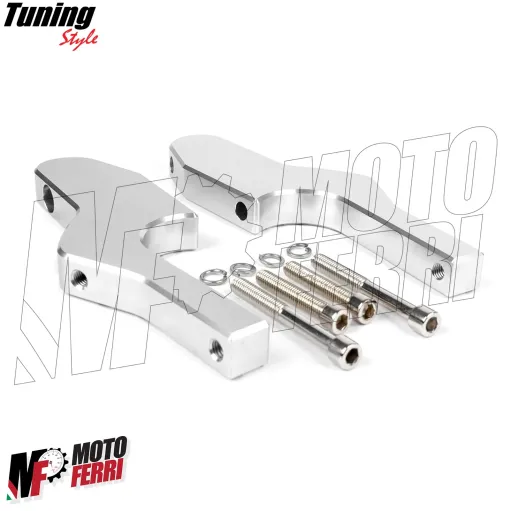 MF4379 Pedane Poggiapiedi Pedalini Posteriori Passeggero Vespa GTS 300 Super