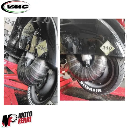 MF0051 Marmitta VMC Kifly 52 Motore 130 135 144 Vespa 50 Special R 125 ET3 PK