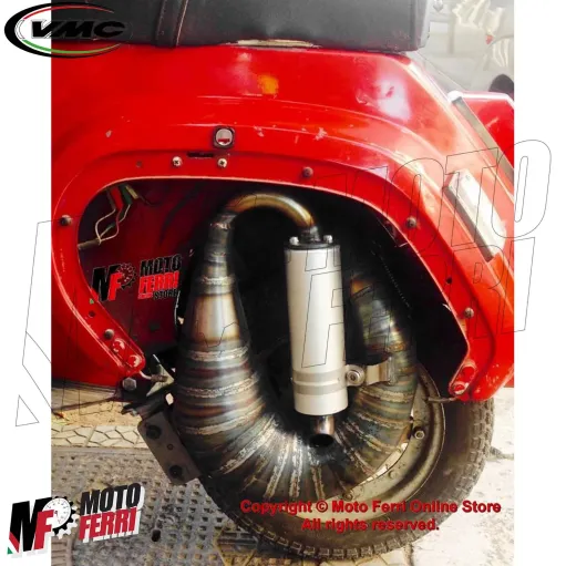 MF0051 Marmitta VMC Kifly 52 Motore 130 135 144 Vespa 50 Special R 125 ET3 PK