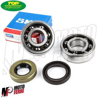 MF4383 Kit Cuscinetti Paraoli Albero Motore TOP Cono 20 / 17 Minarelli AM6 AM345