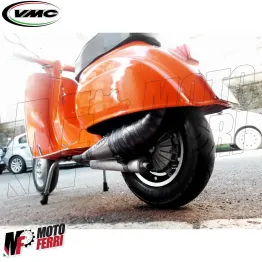 MF4382 Marmitta VMC Evo Racing 52 Vespa 50 125 Special ET3 PK Motore 130 135 144 2