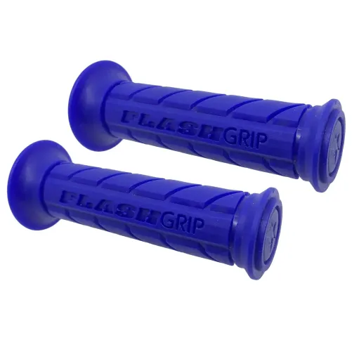 MF4385 - Manopole Ariete Flash Grip Soft Blu Universali Scooter Yamaha Piaggio
