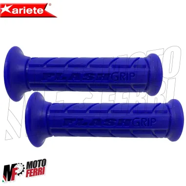 MF4385 - Manopole Ariete Flash Grip Soft Blu Universali Scooter Yamaha Piaggio