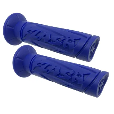 MF4386 - Manopole Ariete Flash Soft Grip Blu Universali Scooter Yamaha Piaggio