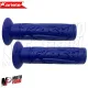 MF4386 - Manopole Ariete Flash Soft Grip Blu Universali Scooter Yamaha Piaggio