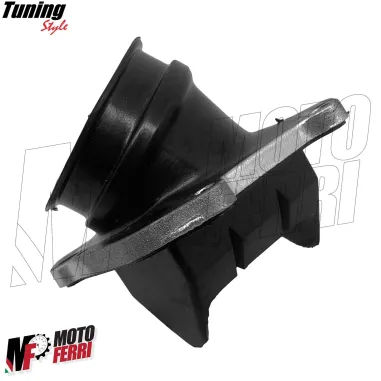 MF4397 Collettore Aspirazione Curvo Dm 34 Carb Dellorto VHSB34 Aprilia RX / Pegaso / Tuareg 125 2T