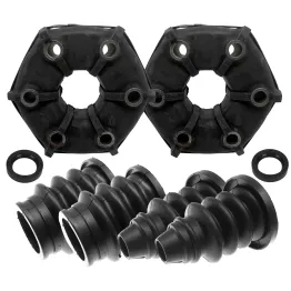 MF4399 - 2x Giunto Elastico Foro 10mm + Cuffia Paraolio Ape Poker Diesel Benzina