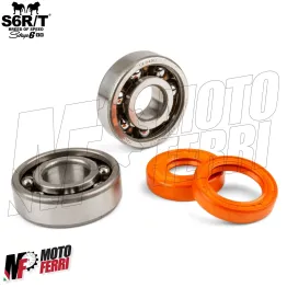 MF4416 Kit Cuscinetti Paraoli Albero Motore Stage6 Cono 20 / 17 Minarelli AM6 2
