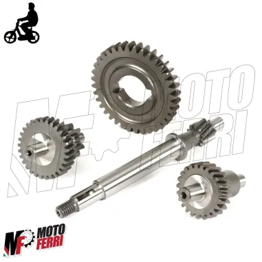 KIT INGRANAGGI RUOTA ALLUNGATI PER PIAGGIO SI CIAO BRAVO BOXER CON VARIATORE