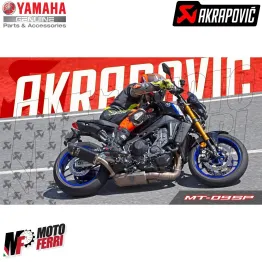 MF2634 Marmitta Akrapovic Nera Omologata Yamaha MT-09 2021 / 2023 E5 2