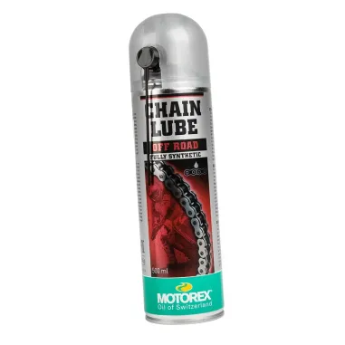 MF2475 Spray Motorex Chain Lube Pulizia Catena Clean Off Road Cross Moto 500ML