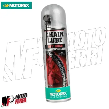 MF2475 Spray Motorex Chain Lube Pulizia Catena Clean Off Road Cross Moto 500ML