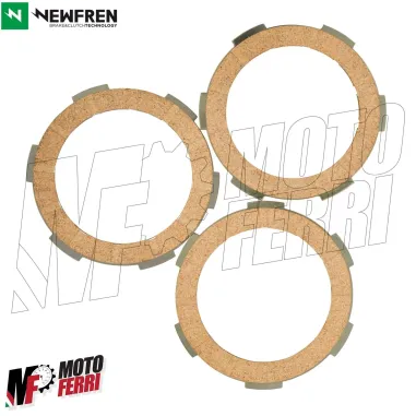 MF4440 - 3 Dischi Newfren per Frizione 6 Molle per Vespa PK 50 125 XL FL HP Ape