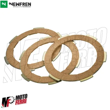MF4440 - 3 Dischi Newfren per Frizione 6 Molle per Vespa PK 50 125 XL FL HP Ape