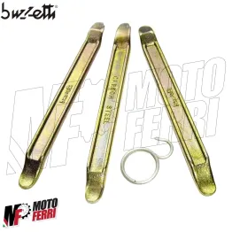 KIT 3 LEVA SMONTA RIMUOVI GOMMA COPERTONE PER CICLOMOTORE MOTOCICLO MOPED TUBONE 2