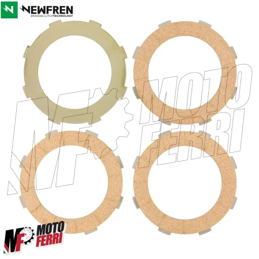 MF4442 Kit Dischi Frizione + 8 Molle Newfren Vespa PX 125 150 200 Freno Disco