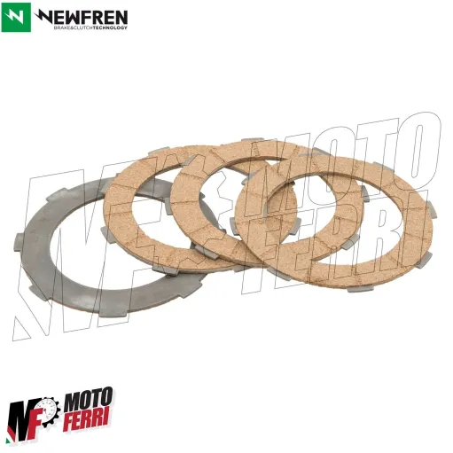 MF4442 Kit Dischi Frizione + 8 Molle Newfren Vespa PX 125 150 200 Freno Disco