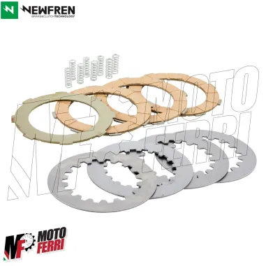 MF4442 Kit Dischi Frizione + 8 Molle Newfren Vespa PX 125 150 200 Freno Disco