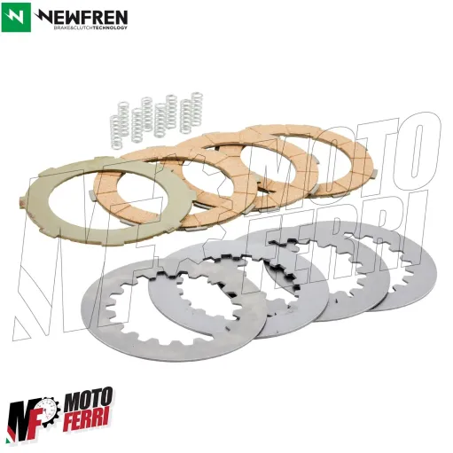 MF4442 Kit Dischi Frizione + 8 Molle Newfren Vespa PX 125 150 200 Freno Disco