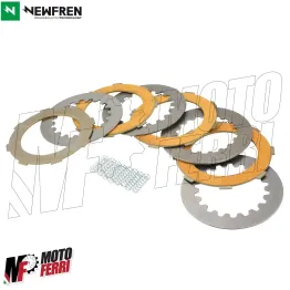 MF4443 Kit Dischi Frizione 8 Molle Racing Newfren Vespa PX 125 150 200 a Disco 2