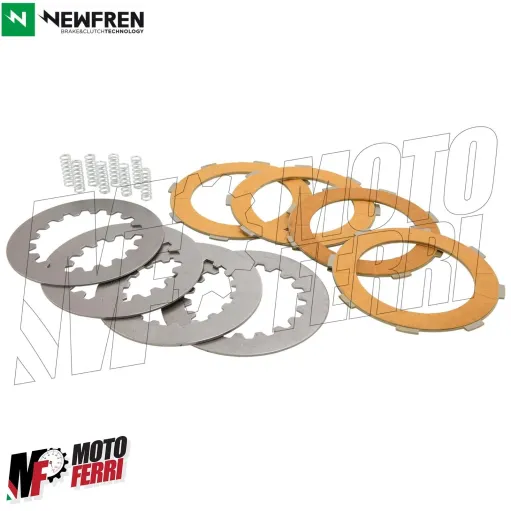 MF4443 Kit Dischi Frizione 8 Molle Racing Newfren Vespa PX 125 150 200 a Disco