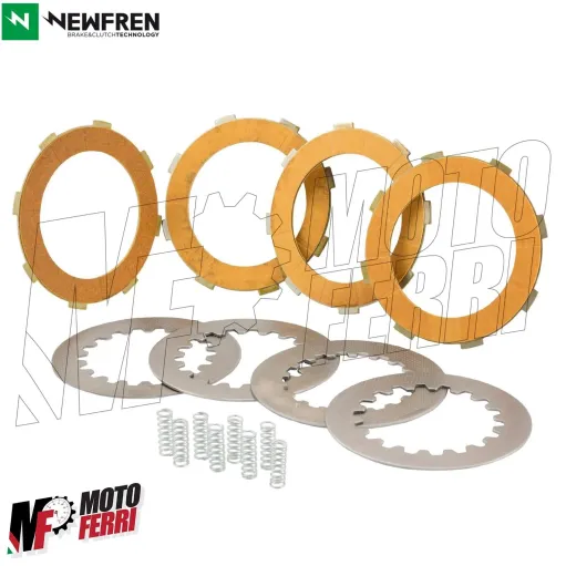 MF4443 Kit Dischi Frizione 8 Molle Racing Newfren Vespa PX 125 150 200 a Disco