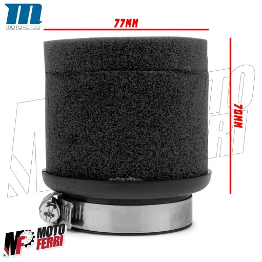 MF4456 Filtro Aria Spugna Motoforce Carburatore Polini PWK 24 26 28 30 Vespa Special ET3 PK
