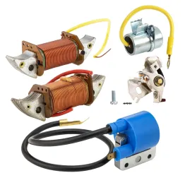 Condensatore + Bobina Esterna Luci Alimentazione + Punte Puntine Piaggio Si Ciao