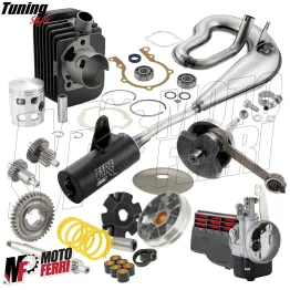Kit Piaggio Si Cilindro Albero Marmitta Variatore Ingranaggi Carburatore Filtro 2