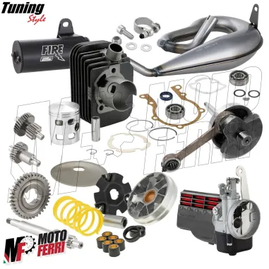Kit Full Ciao Cilindro Albero Marmitta Variatore Ingranaggi Carburatore Filtro