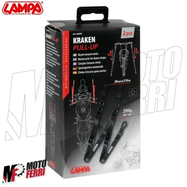 MF4469 Cinghie per Carrello Trasporto Fissaggio Ancoraggio Ferma Moto Cross