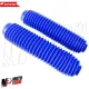 MF4475 Soffietti Forcella Blu Dm 38 / 58 Universale Moto Cross Enduro Cafè Racer