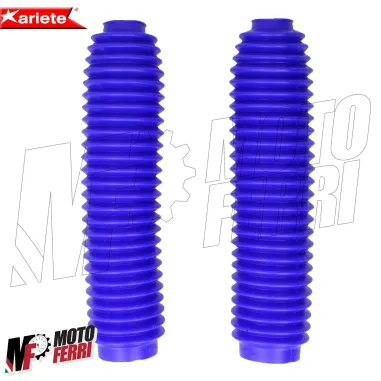 MF4475 Soffietti Forcella Blu Dm 38 / 58 Universale Moto Cross Enduro Cafè Racer