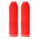 MF4476 Soffietti Forcella Rosso Dm 38/58 Universale Moto Cross Enduro